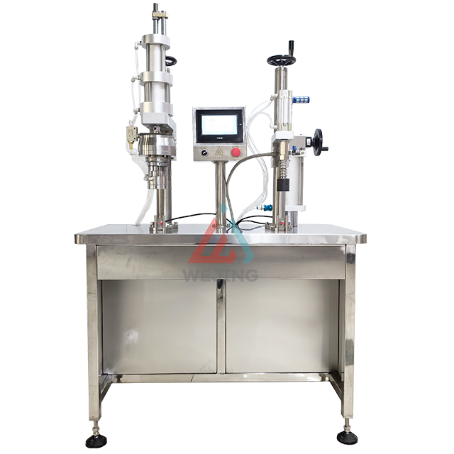 半自動ボトル充填およびキャッピング機