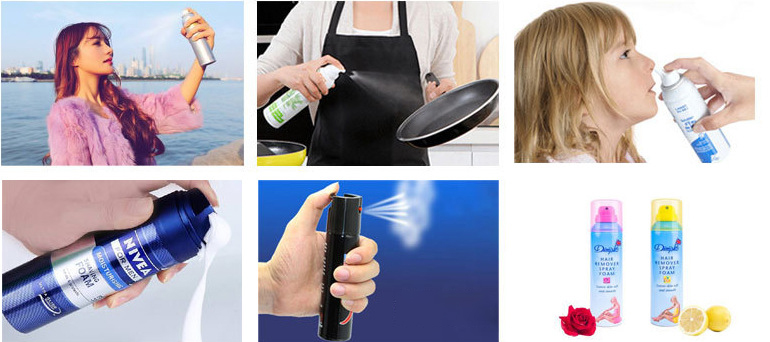 エアゾール塗料缶充填機応用製品