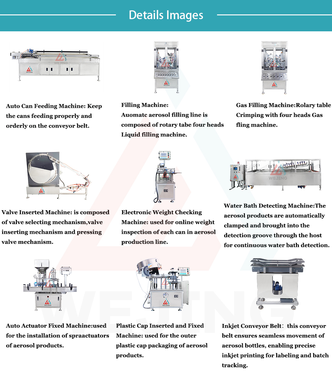 OGJ70 エアゾール充填機ライン