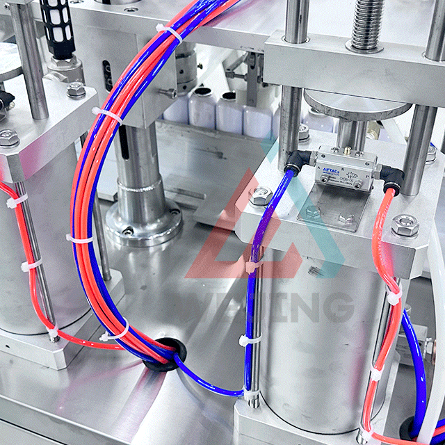 4 in 1半自動エアゾール充填機エアゾールスプレー缶充填機