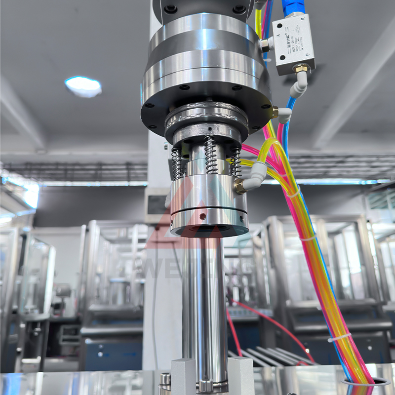 空気制御半自動BOVエアゾールガス充填・シール機