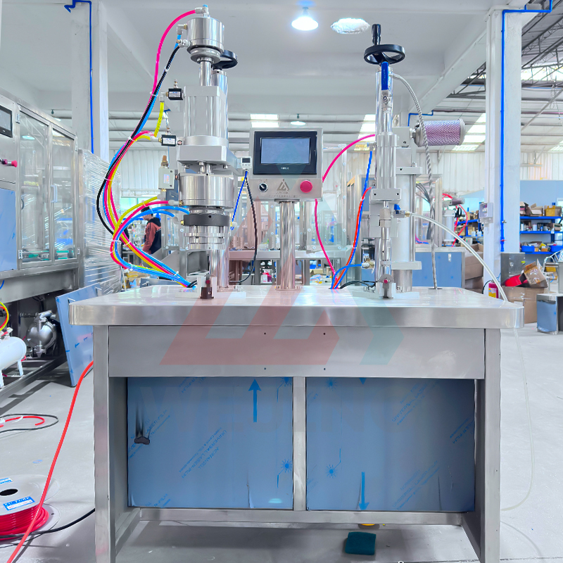 WJERZ-150 小型BOVエアゾール缶充填外圧着機 