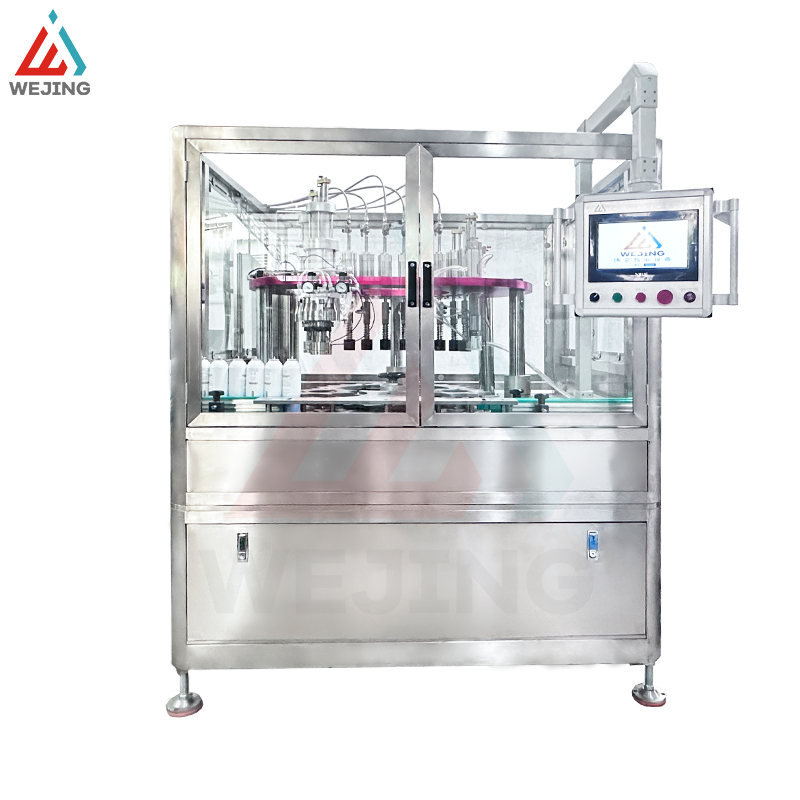 エアゾール--充填-圧着機