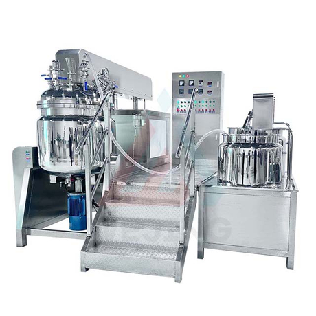 300L 化学ボディ ローション乳化剤製造機真空均質化乳化剤ミキサー 