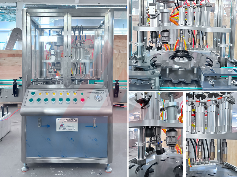 詳細画像 エアゾールガス充填・シール機