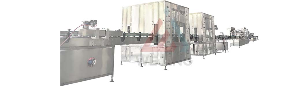 エアゾール充填ライン