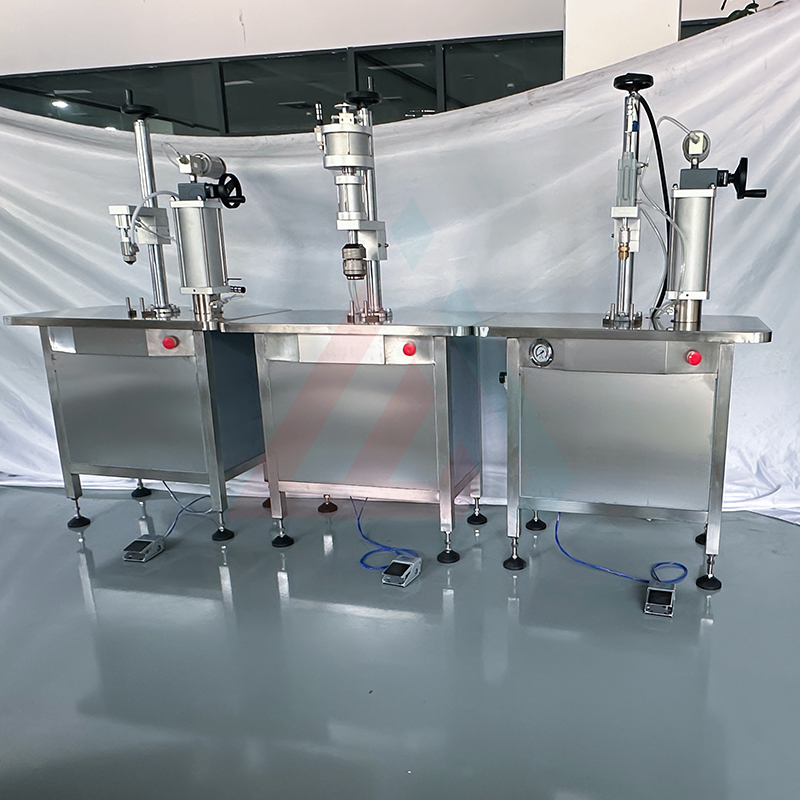 販売のための半自動エアゾール消臭芳香剤ボディスプレー充填機